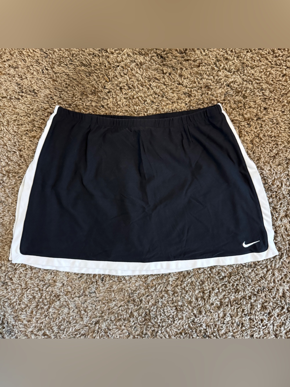 Nike Black & White Tennis Skirt